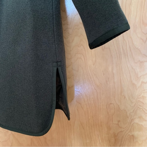 NEW Madewell Estate Wool Cocoon Coat in Dried Olive Melange, size Small - Picture 12 of 13